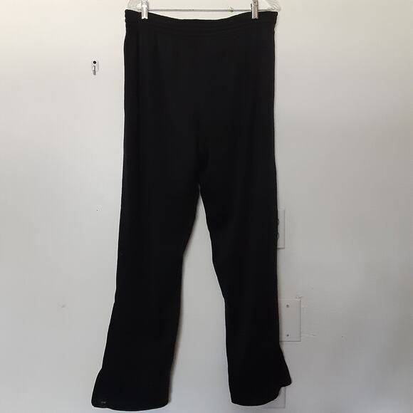 Nike Hoops Black Gray Baggy Y2k Vintage Trackpants Mens 34 Reversible - Picture 6 of 13